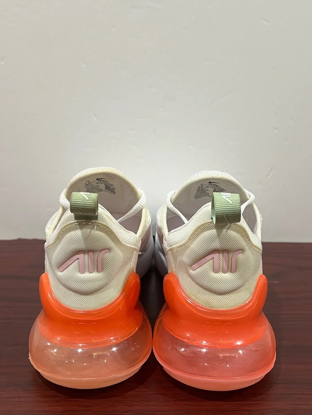 Nike, Girls, Air Max 270, 943345 113 , Pink & White Condition